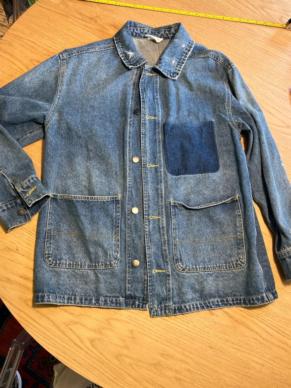 Womens Blue Denim Workwear Jacket